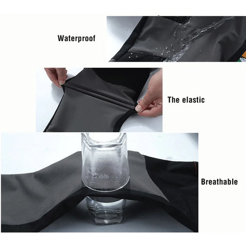 Men Hiking Camping Pants Wear-Resistant Quick Dry Anti-UV Pant Waterproof Elastic Trousers