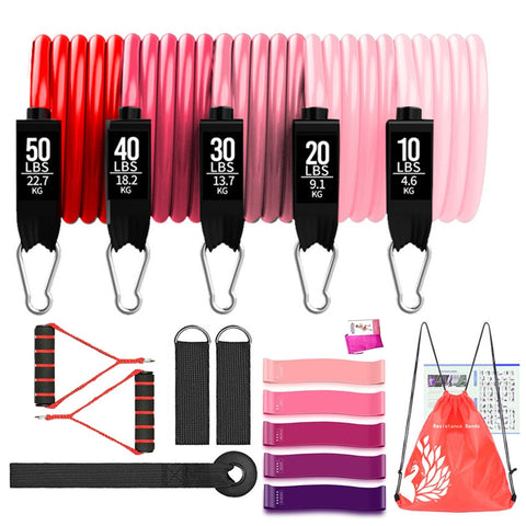 11 pieces Resistance Bands Set