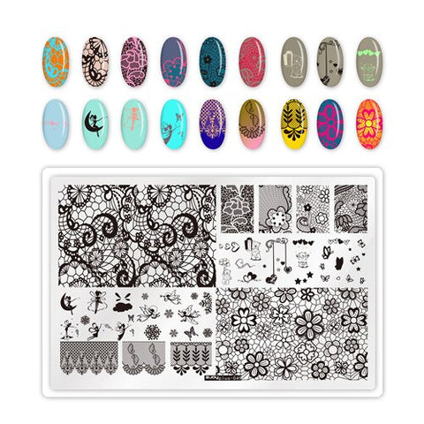 9.5X14.5cm Big Size Nail Stamping Plates