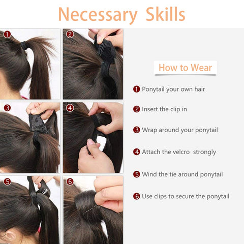 New Natural Hairpiece Headwear Hair Brown Grey
