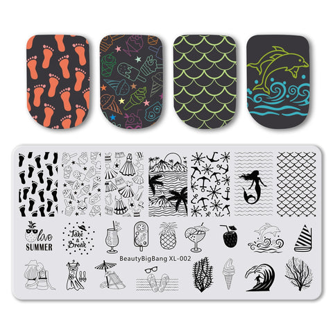 New Beauty Big Bang Animal Image Nail Art