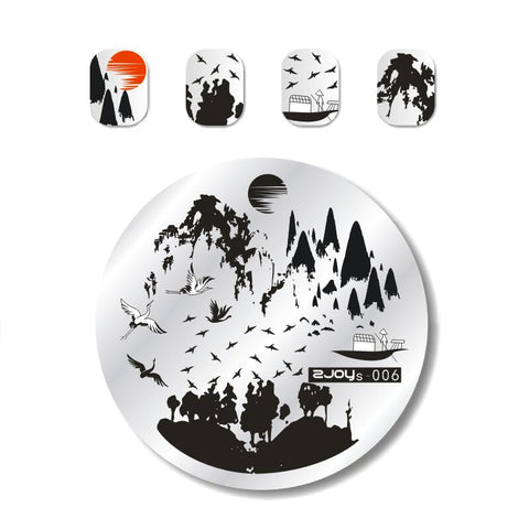 9.5X14.5cm Big Size Nail Stamping Plates