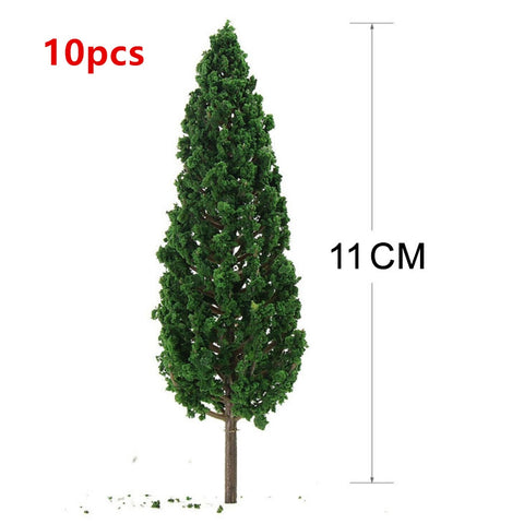20/70pcs Plastic Model Train Artificial Miniature Tree