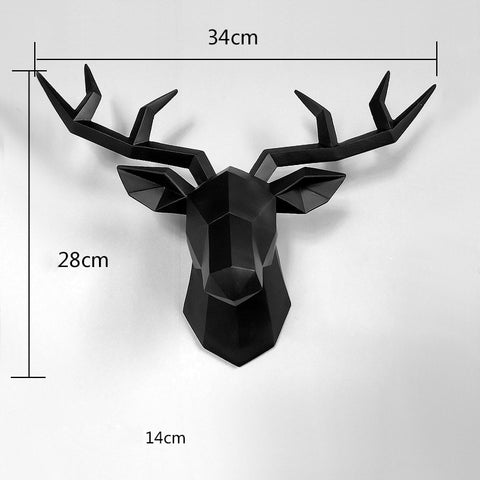 Home Decoration 3D Deer Head
