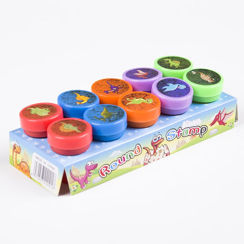 10pcs Self-ink Stamps Children Toy