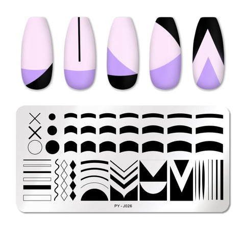 12*6cm Nail Art Templates Stamping Plate
