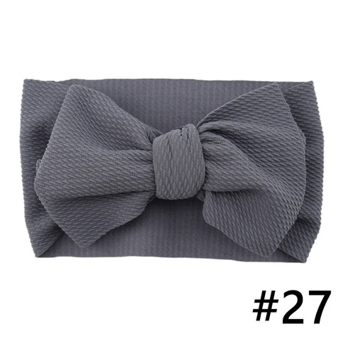 Baby Girls Big Bow Tie Hair Band