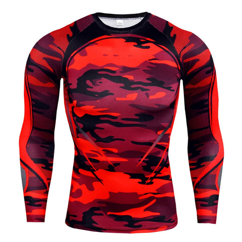 Men Long Sleeve Gym T-shirts