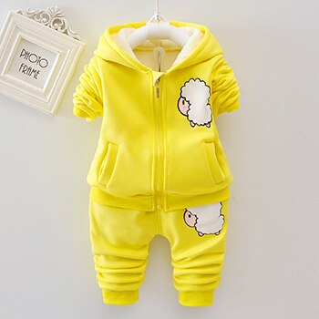 Cute Sheep Winter Baby Clothing Set