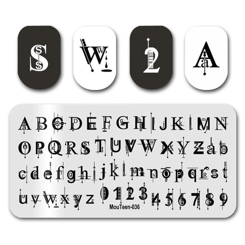 New Nail Plates Stamp King Manicure Set
