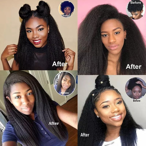Kinky Straight Bundles Brazilian Remy Hair