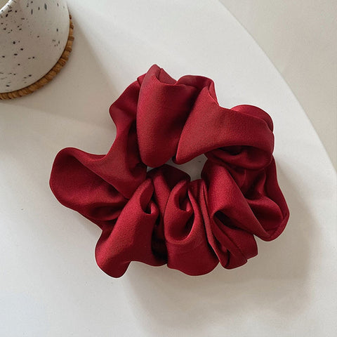 Women Silk Scrunchie Elastic Multicolor Hair Band