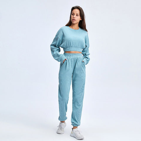 Women Yoga Fitness Two Piece Set