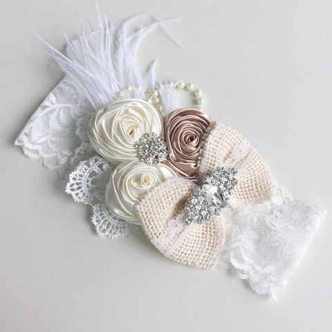 Newborn Vintage Flower Headband