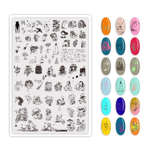 9.5X14.5cm Big Size Nail Stamping Plates