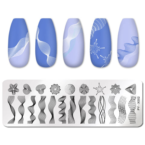 12*6cm Nail Art Templates Stamping Plate