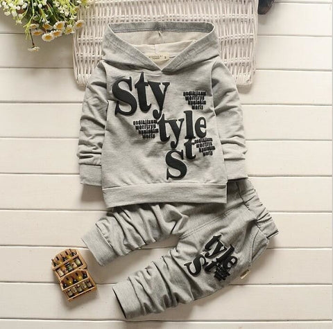 Baby Alphabet Long Sleeve 2-Piece Set