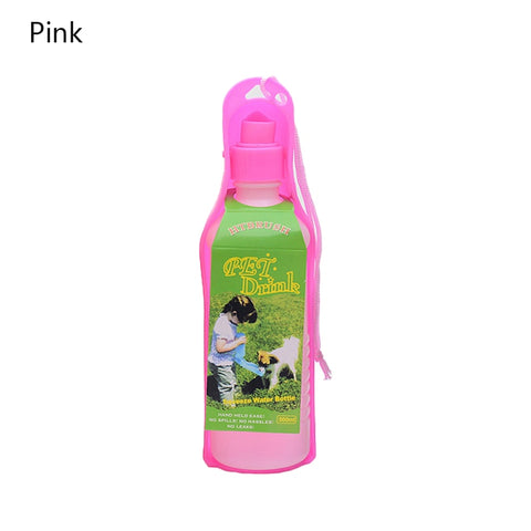 Pet Portable Plastic Drinking Water Bottle