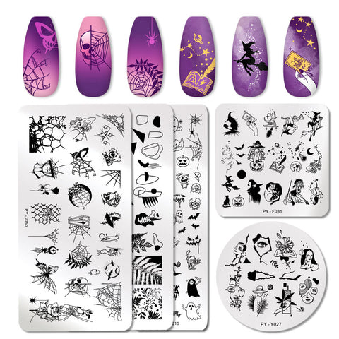New Halloween Nail Stamping Plates