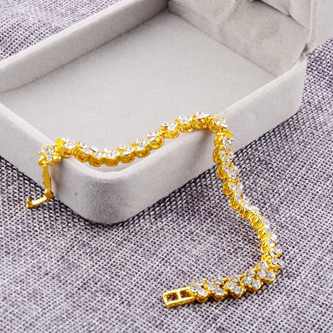 Women Silver Color Lucky Bracelet