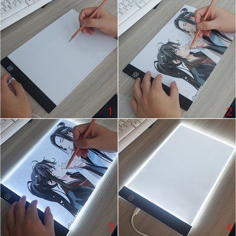 A4 Level Dimmable Led Drawing Copy Pad