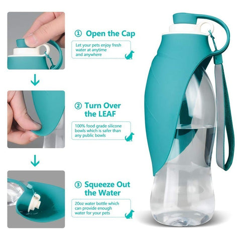 Pet Portable Silicone Travel Water Bottle