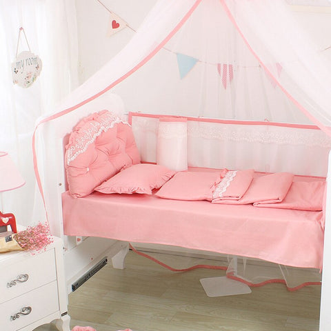5Pcs Summer Breathable Baby Bed