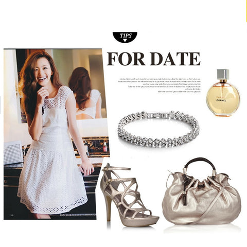 Women Silver Color Lucky Bracelet
