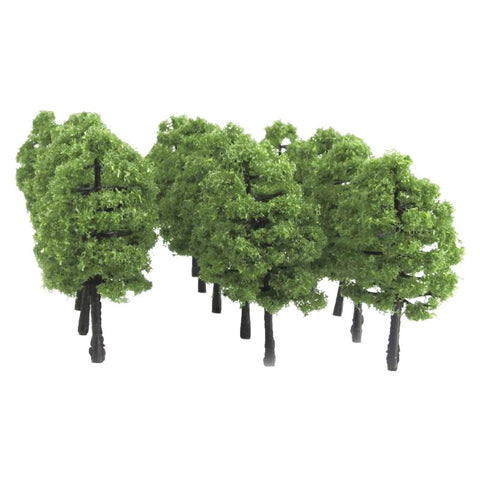 20/70pcs Plastic Model Train Artificial Miniature Tree