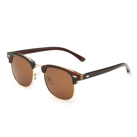 New Fashion  Semi Rimless Polarized Sunglasses