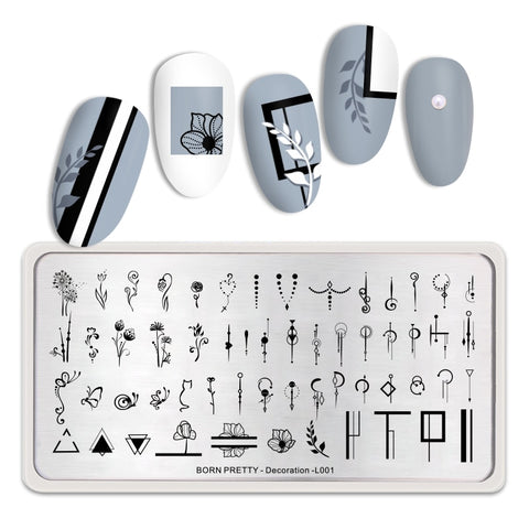 New 12*6cm Nail Art Templates
