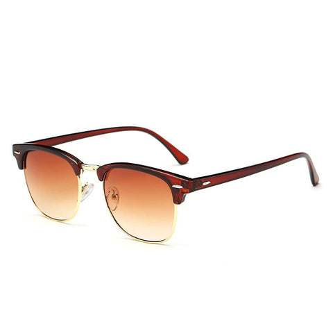 New Fashion  Semi Rimless Polarized Sunglasses