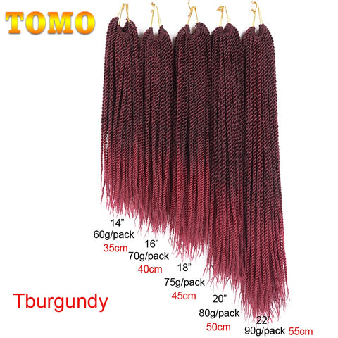 16 Colors Synthetic Senegalese Twist Braiding Hair