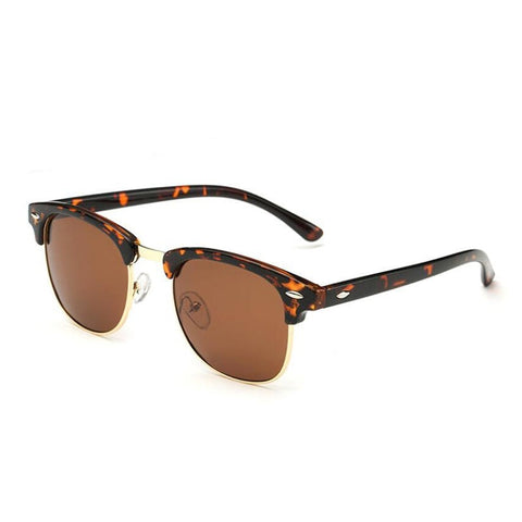 New Fashion  Semi Rimless Polarized Sunglasses