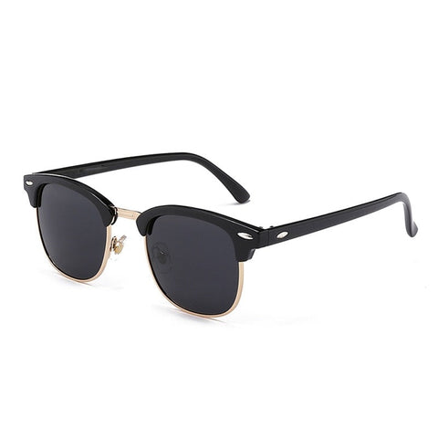 New Fashion  Semi Rimless Polarized Sunglasses