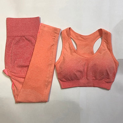 Women Yoga Set Gym Clothing
