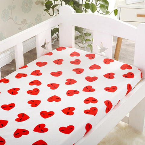 Newborn Baby Microfabric Crib Fitted Bedding