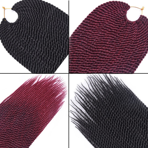 16 Colors Synthetic Senegalese Twist Braiding Hair