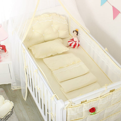 5Pcs Summer Breathable Baby Bed