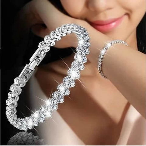 Women Silver Color Lucky Bracelet