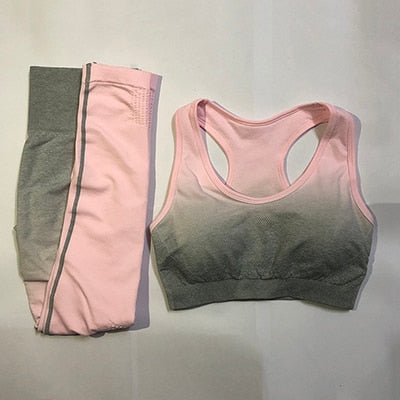 Women Yoga Set Gym Clothing