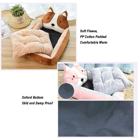 Cute Dog Winter Sofa Bed
