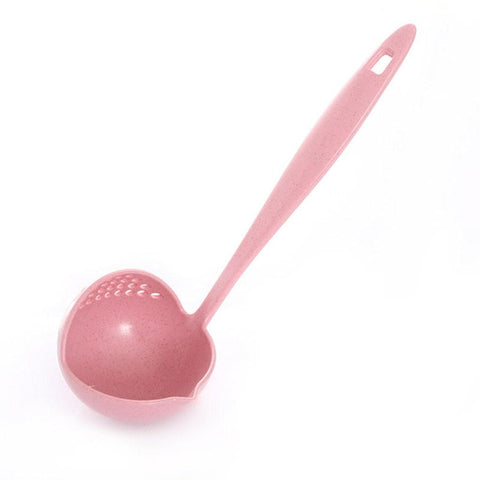 2 in 1 Long Handle Soup Spoon
