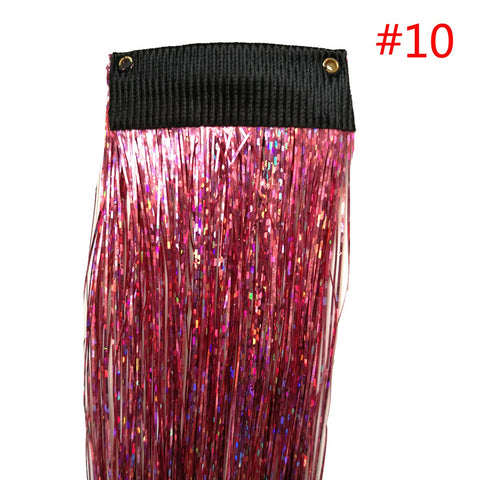 Rainbow Shiny Sparkle Hair Tinsel Kit