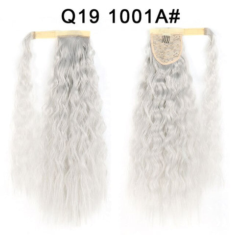 New Natural Hairpiece Headwear Hair Brown Grey