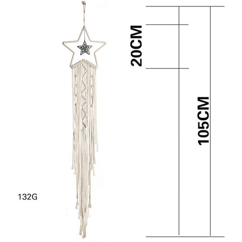 Nordic Star Moon Macrame