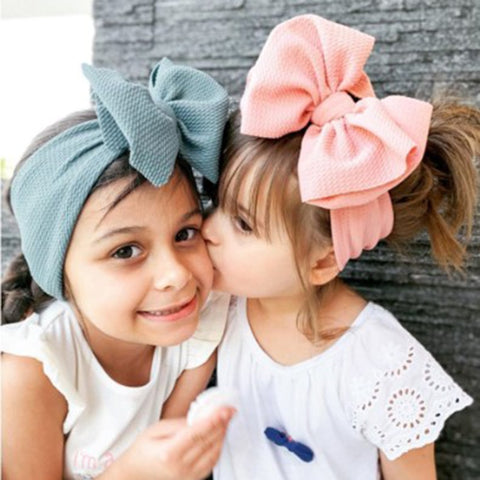 Baby Girls Big Bow Tie Hair Band