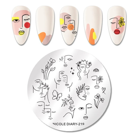 New Snake Leopard Nail Stamping Plates