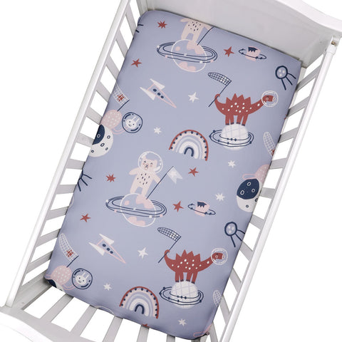 Newborn Baby Microfabric Crib Fitted Bedding