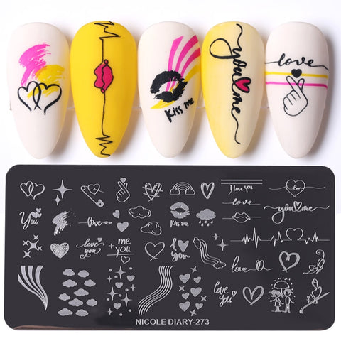 Nails Leaf Flower Manicure Decor